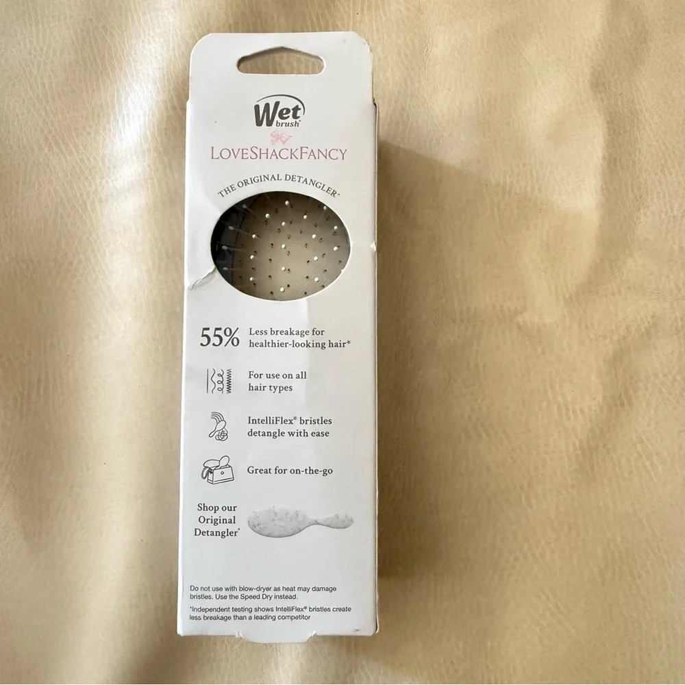 LoveShackFancy X  Wet Brush MINI Detangler Brush Everblooming Rosettes